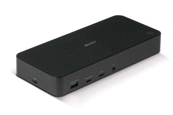 Lindy 2 Port Type C MST KVM Docking Station – Authorised Distributor UAE Dubai Abu Dhabi | Maxtouch