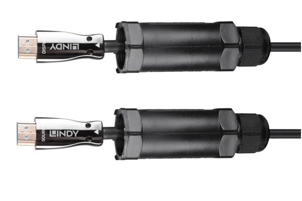 Lindy Armoured Fibre Optic Hybrid HDMI® 8K60 Cable – Authorised Distributor UAE Dubai Abu Dhabi | Maxtouch