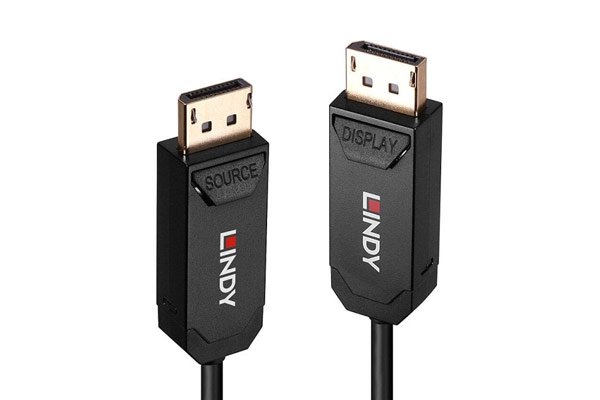 Lindy Fibre Optic Hybrid DisplayPort™ 2.0 UHBR10 Cable – Authorised Distributor UAE Dubai Abu Dhabi | Maxtouch